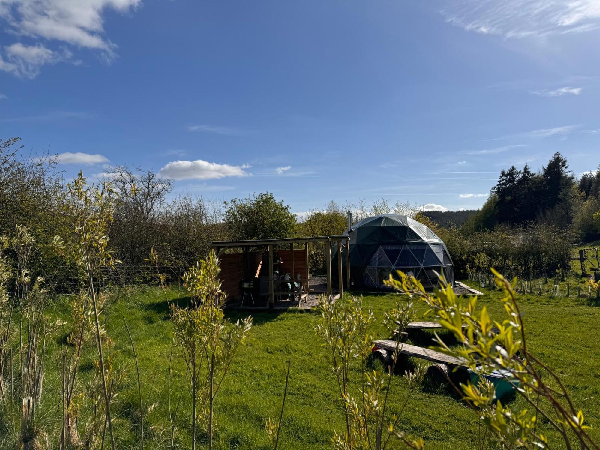 Geodesic Dome Glamping Hotel Llanidloes Eksteriør billede